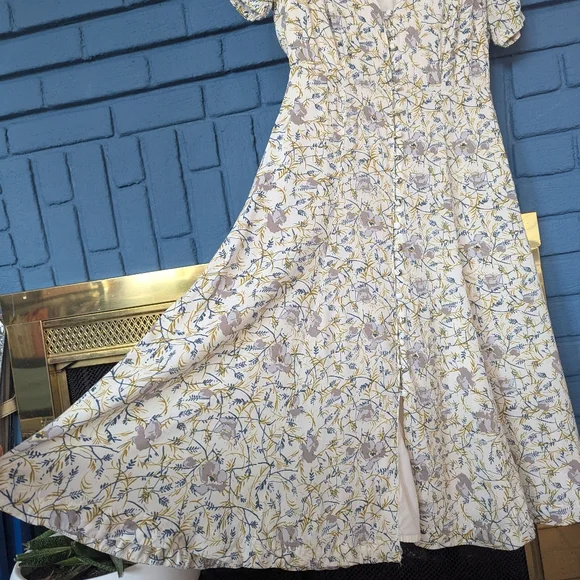 Free people soft floral dress mystic magnolia - Picture 4 of 9